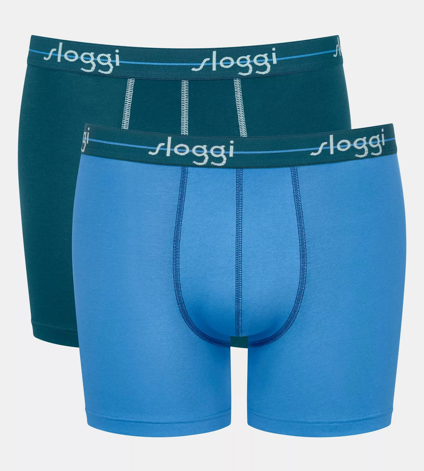Pánske boxerky Start Short C2P box - UNKNOWN - modré V017 - SLOGGI UNKNOWN 5