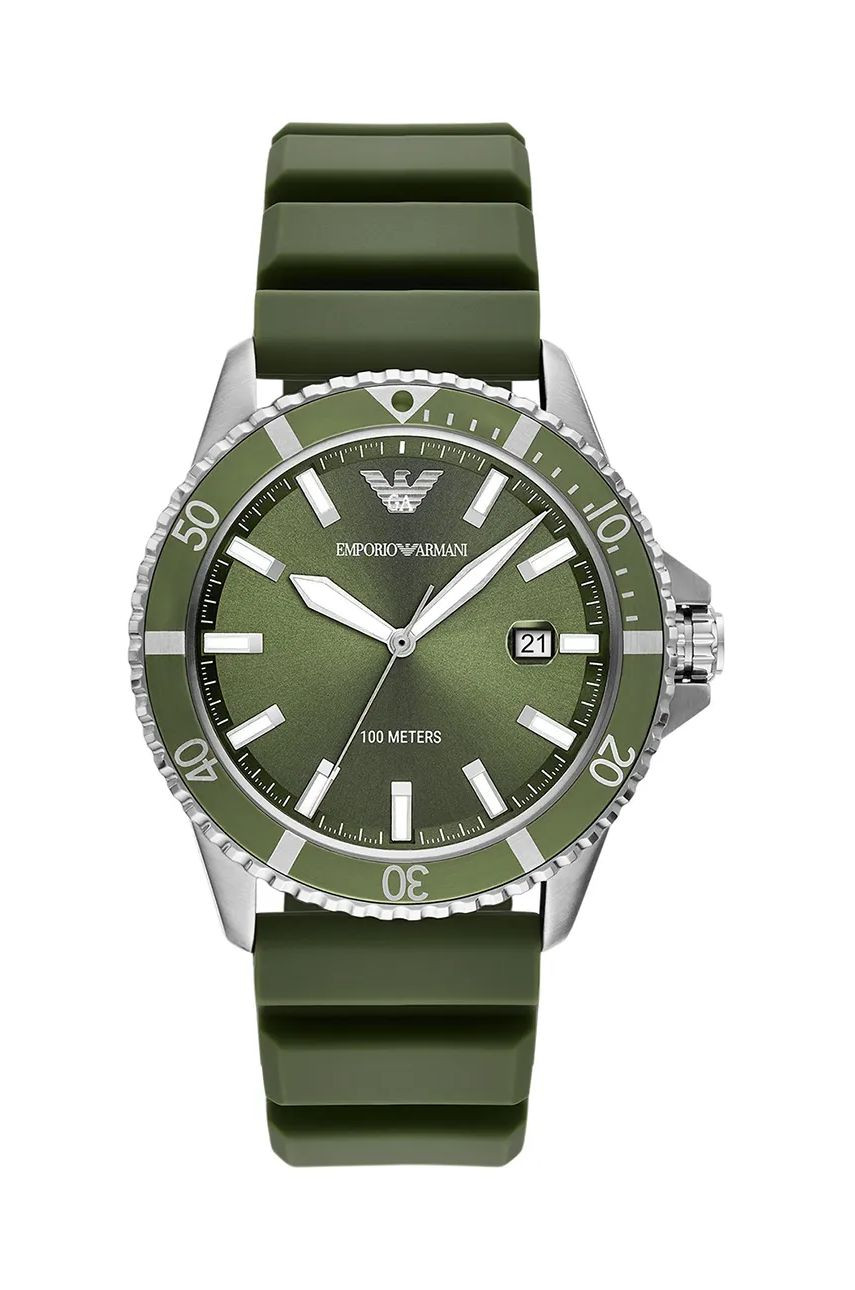 Hodinky Emporio Armani pánske, zelená farba, AR11638