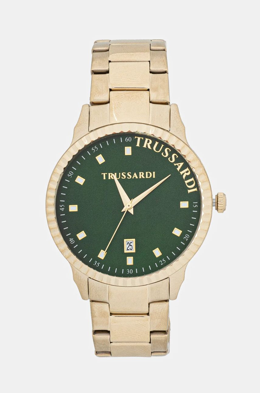 Hodinky Trussardi T-BENT pánske, zlatá farba, R2453141006