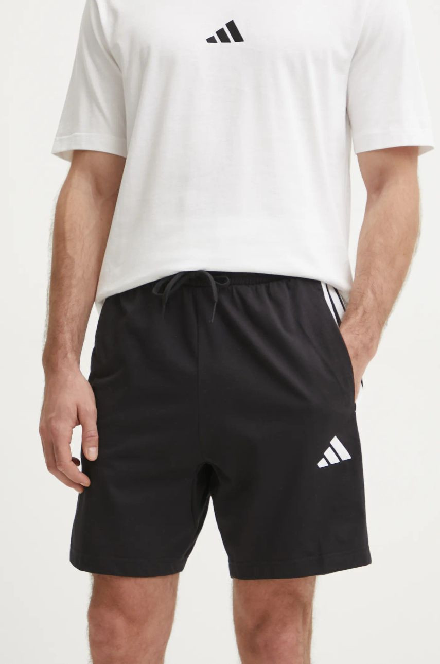 Šortky adidas Essentials pánske, čierna farba, JD1891