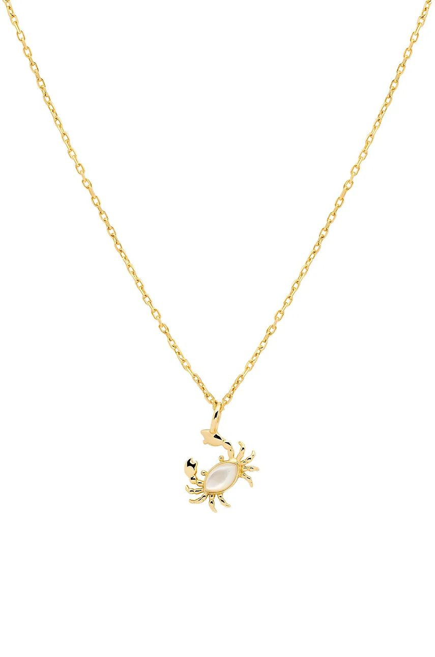 Strieborný pozlátený náhrdelník ANIA KRUK ARIEL SMRNP1419Z