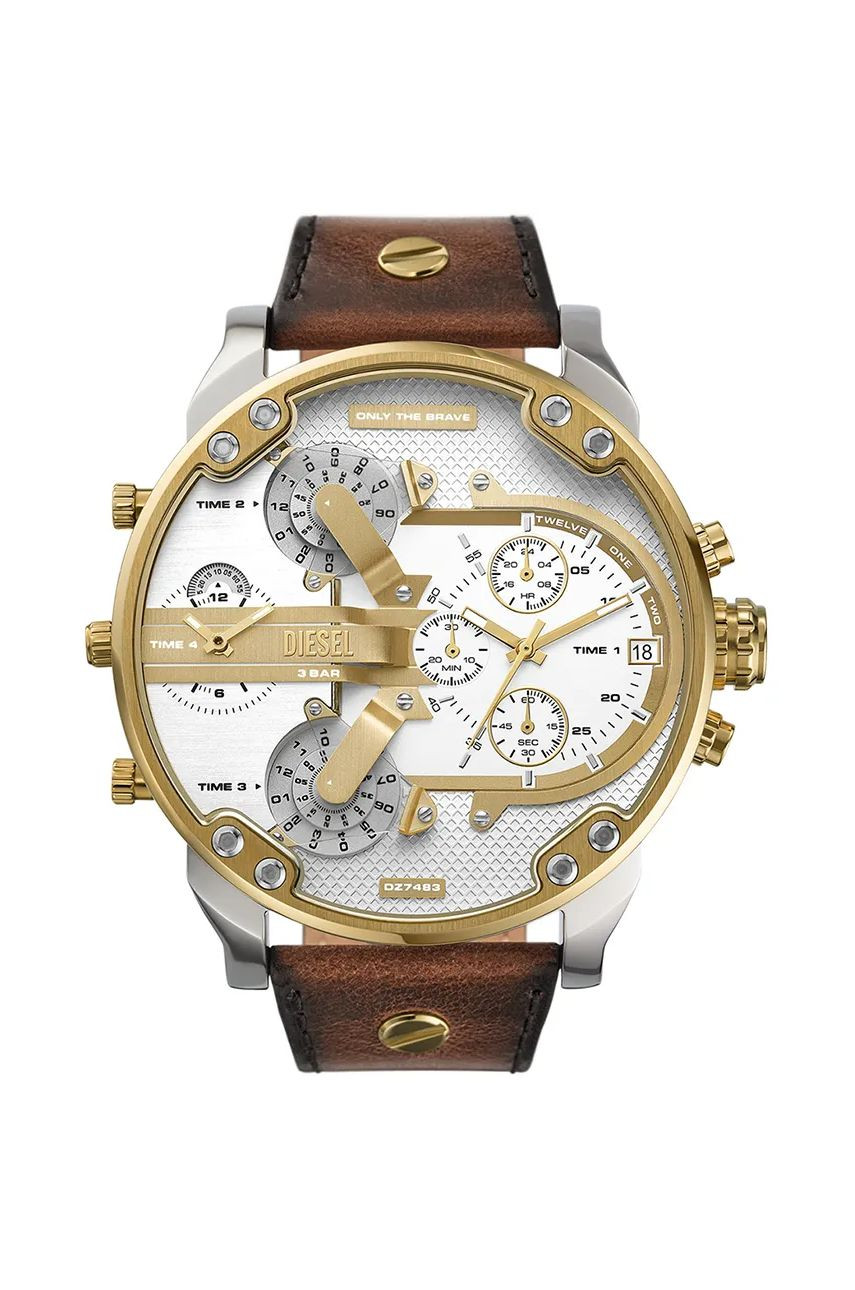 Hodinky Diesel pánske, hnedá farba, DZ7483