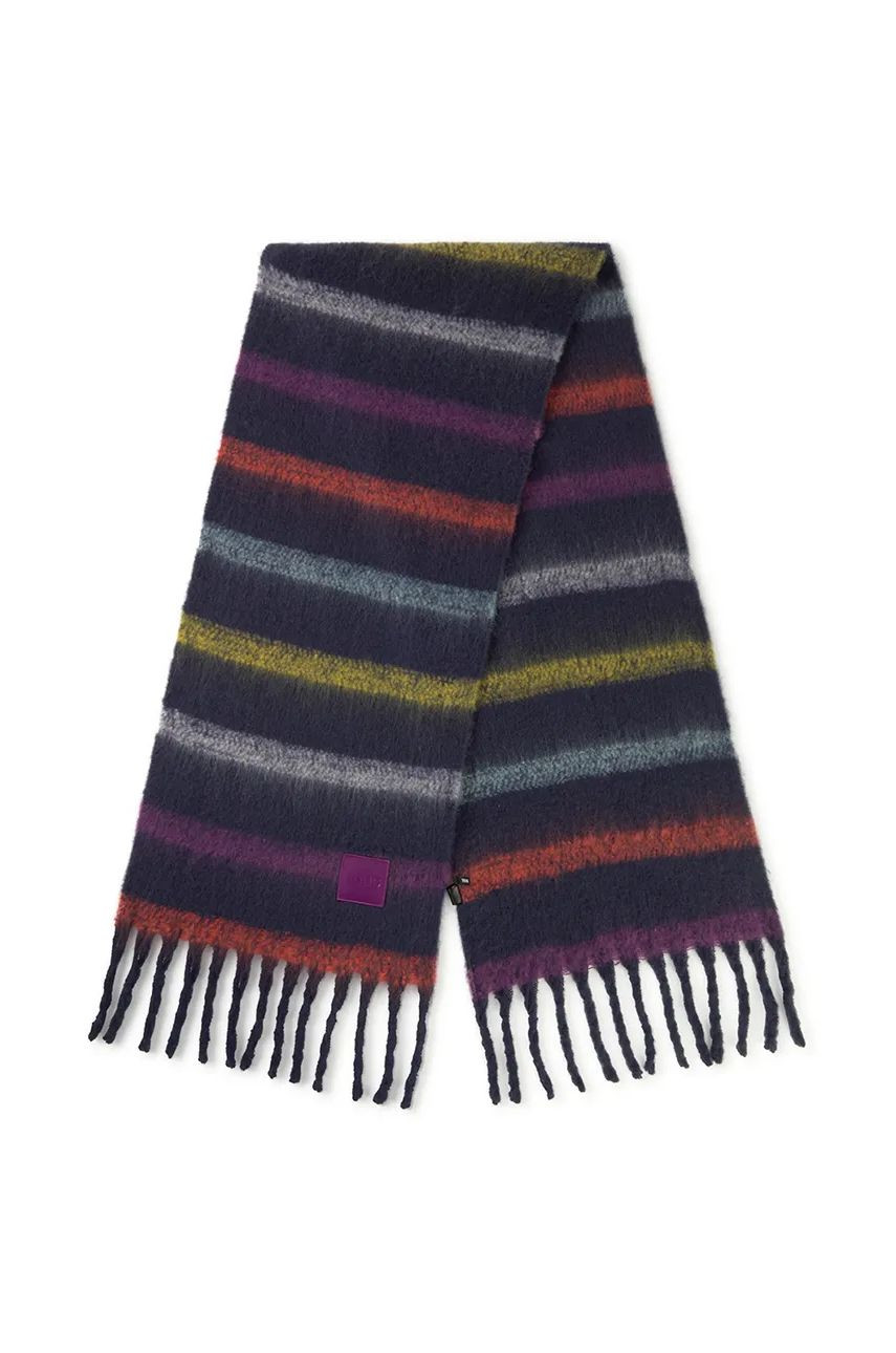 Šál Tous TEXTIL dámsky, tmavomodrá farba, vzorovaný, 2002138334