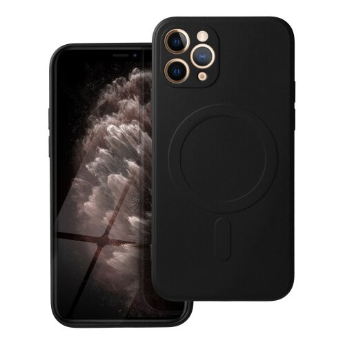Puzdro Silicone Magsafe iPhone 11 Pro - čierne