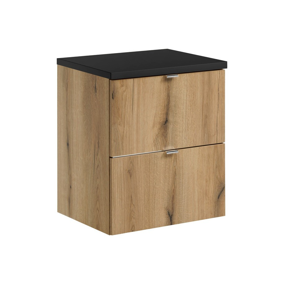 Závěsná skříňka pod umyvadlo Nova Oak s deskou 50 cm dub coast evoke