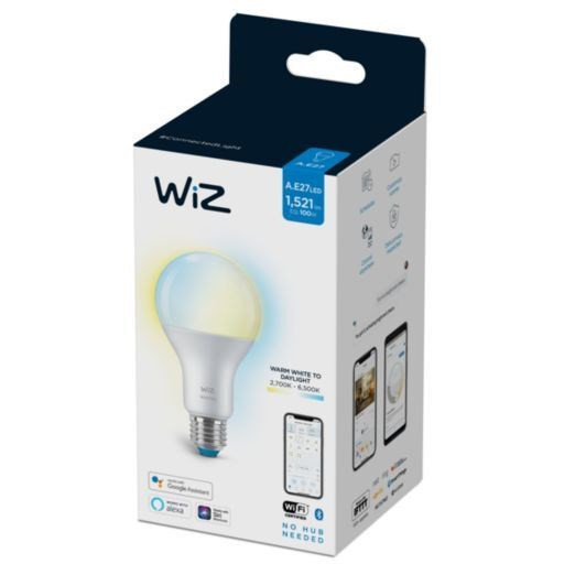 PHILIPS WiZ Tunable White 100W E27 A67 - stmievateľná, nastaviteľná teplota farieb