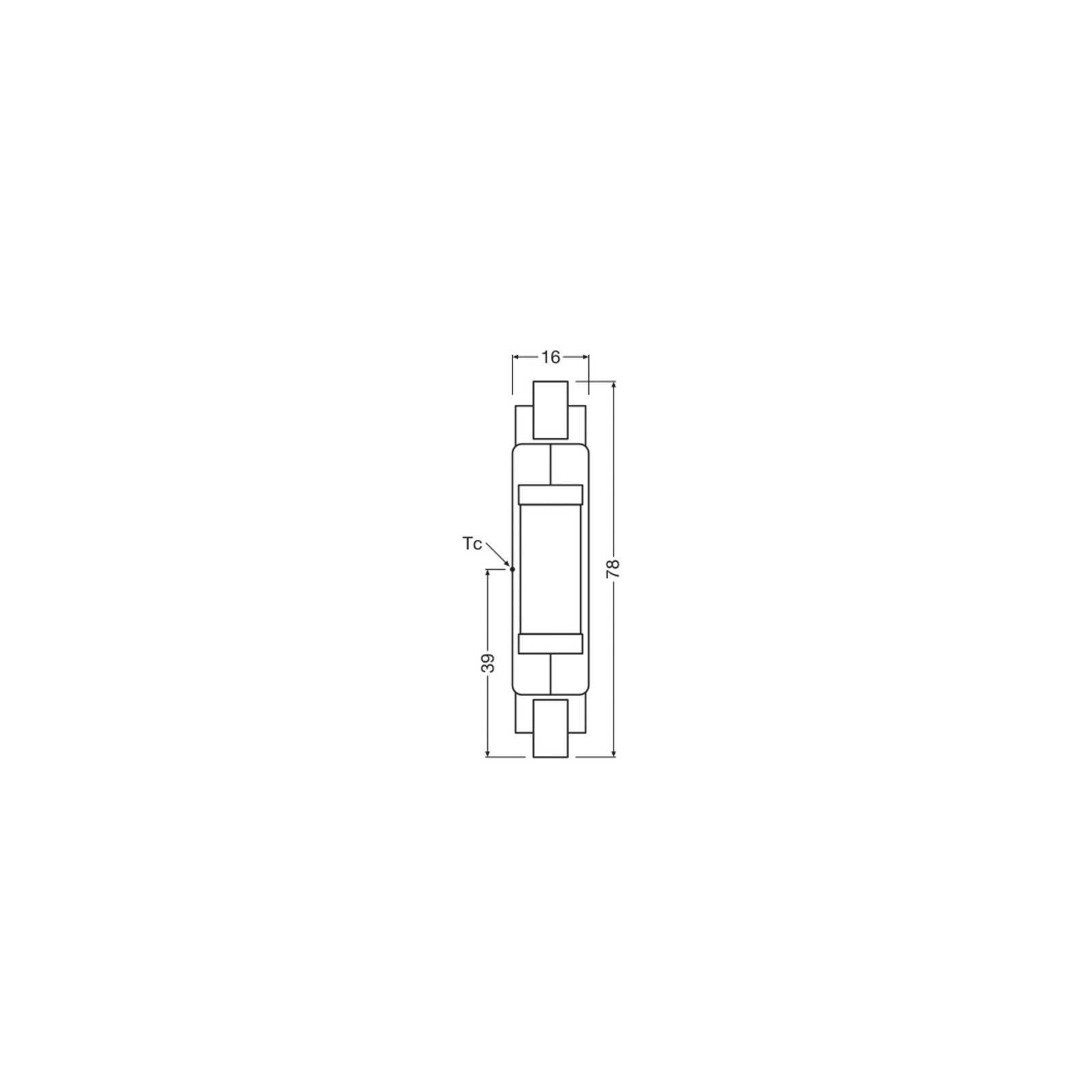 OSRAM LED žiarovka tyčová R7s 4,5W 827 Slim Line
