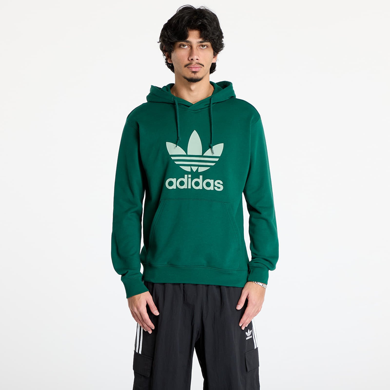 Mikina adidas Adicolor Classics Trefoil Hoodie Collegiate Green S