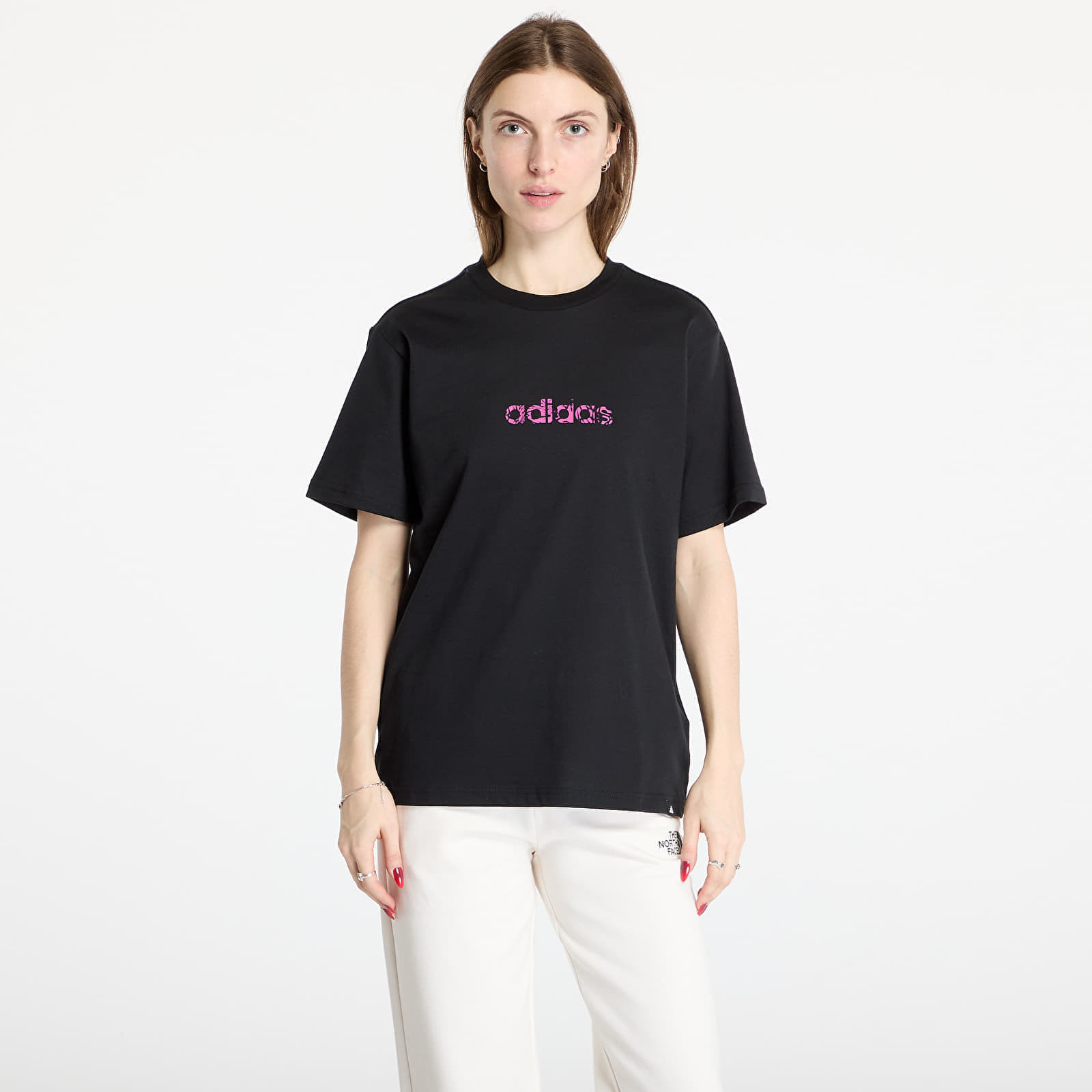 Tričko adidas Camo Linear Graphic T-Shirt Black L