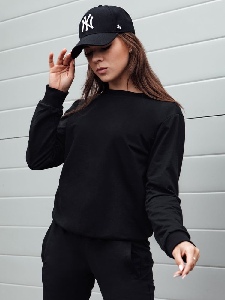 Bluza damska GLAMFLAIR czarna Dstreet