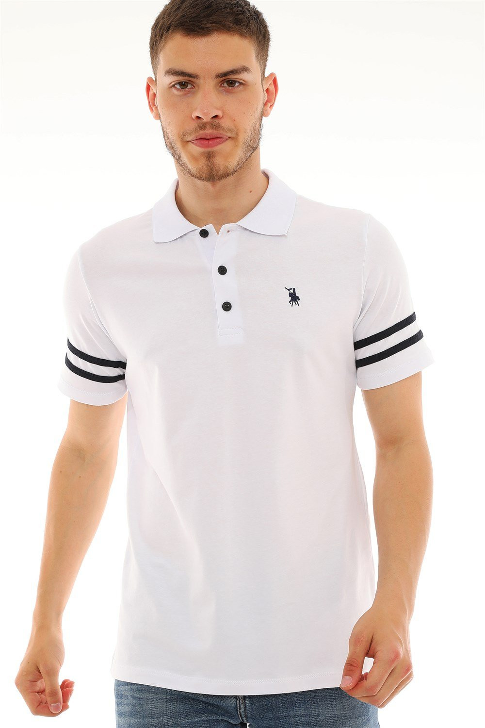 T8585 DEWBERRY MEN'S T-SHIRT-WHITE