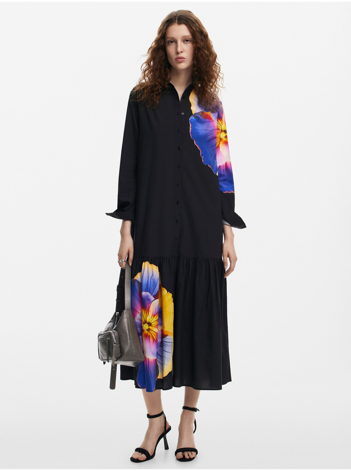 Women's shirt dress Desigual Pensamento-Lacroix - Women's