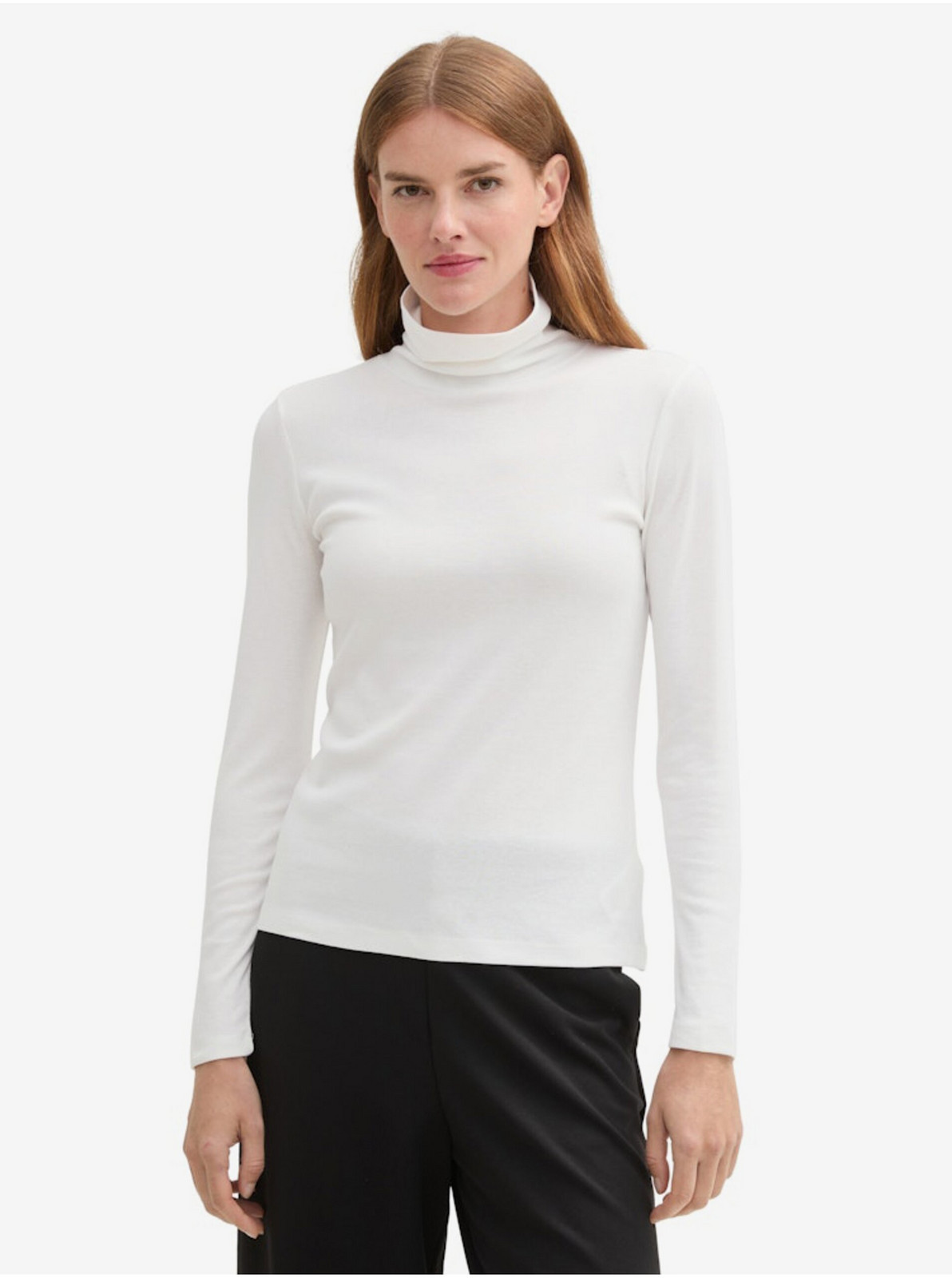 Cream women's turtleneck Tom Tailor - Women's