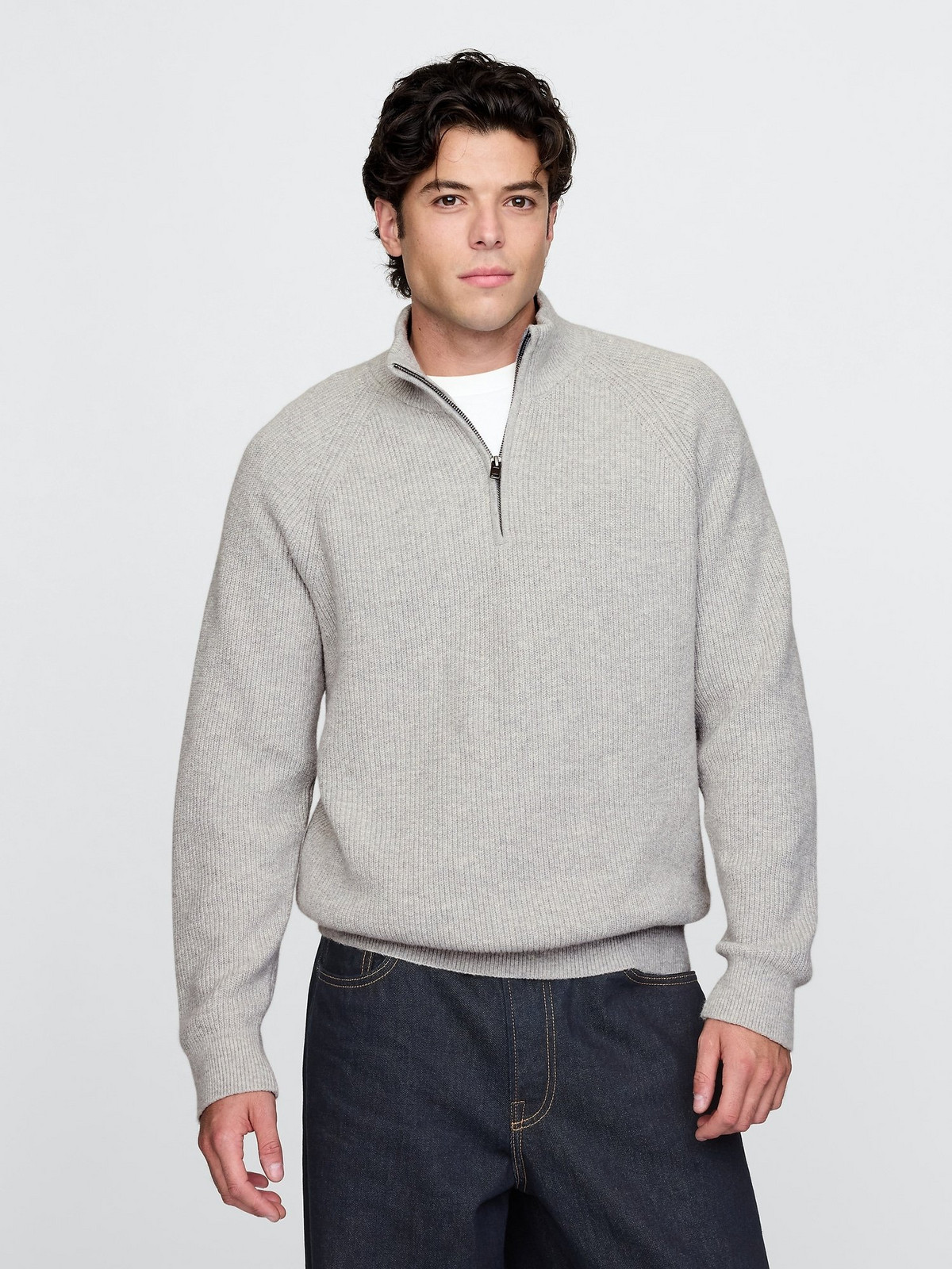 GAP Ribbed sweater CashSoft - Men's