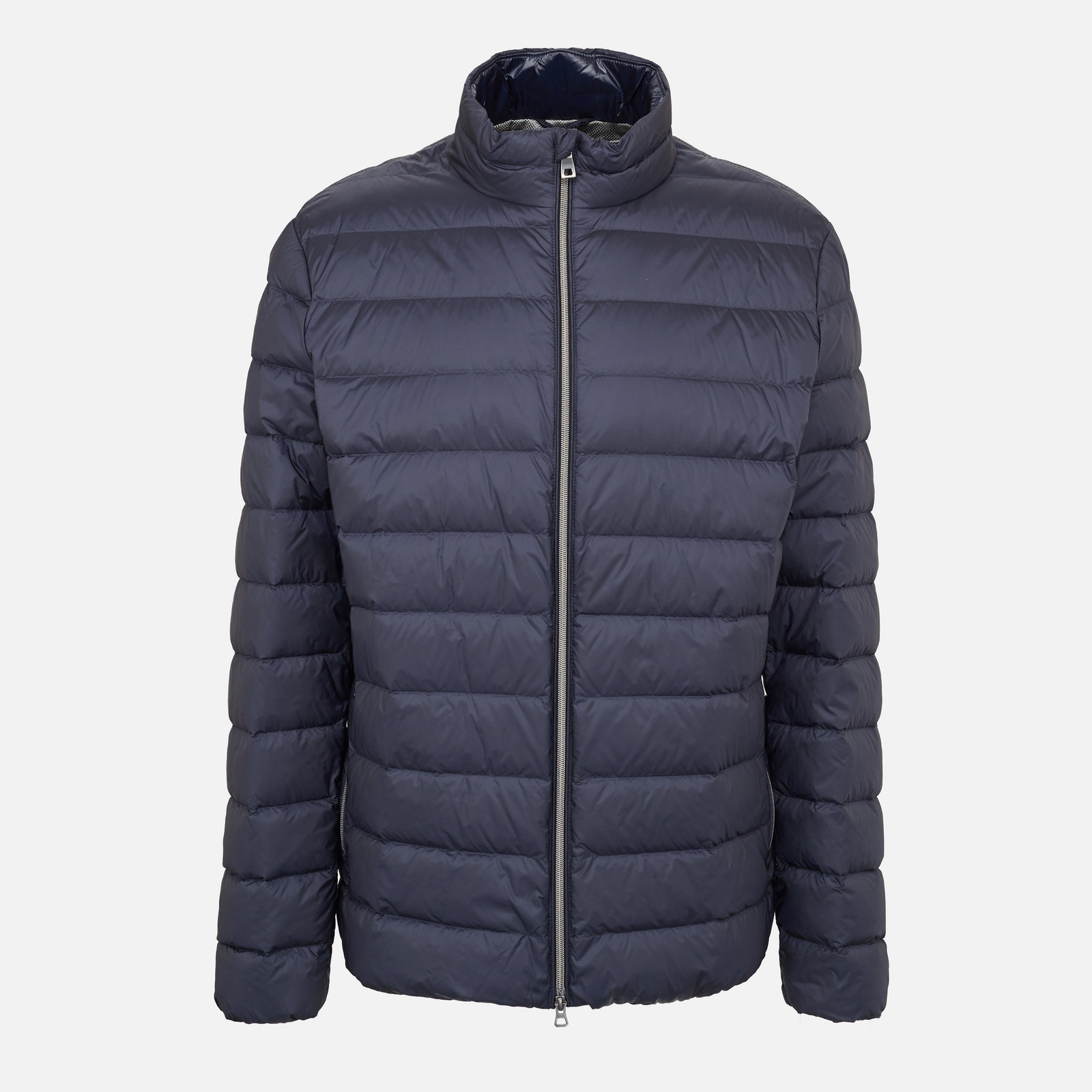 Dark blue men's down jacket Geox Dereck - Men