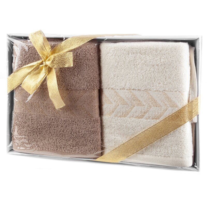 ArtFir Sada uterákov GLOW | krémová/béžová 50 x 90 cm