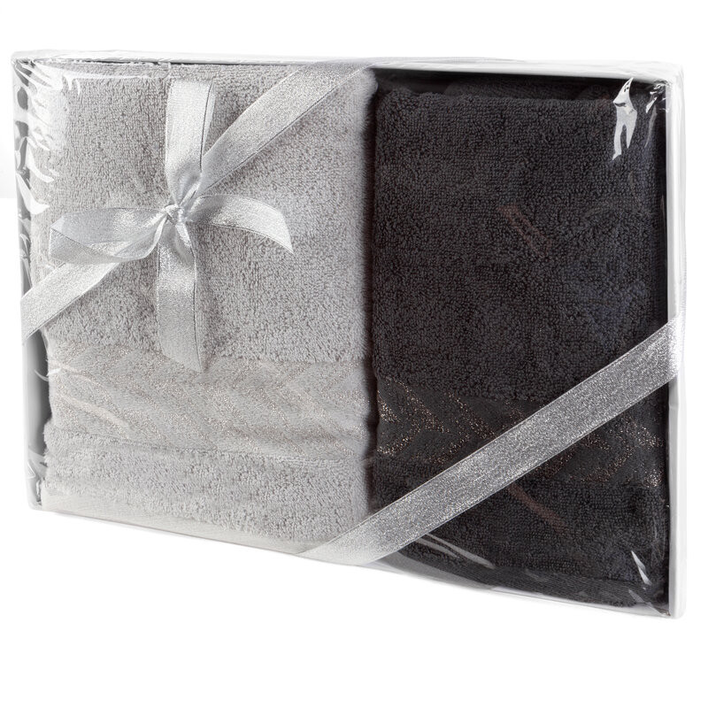 ArtFir Sada uterákov GLOW | strieborná/sivá