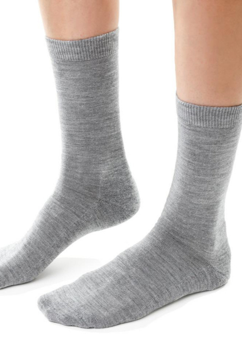 SKARPETY DAMSKIE PÓŁFROTTE MERINO WOOL 130 černá 35-37