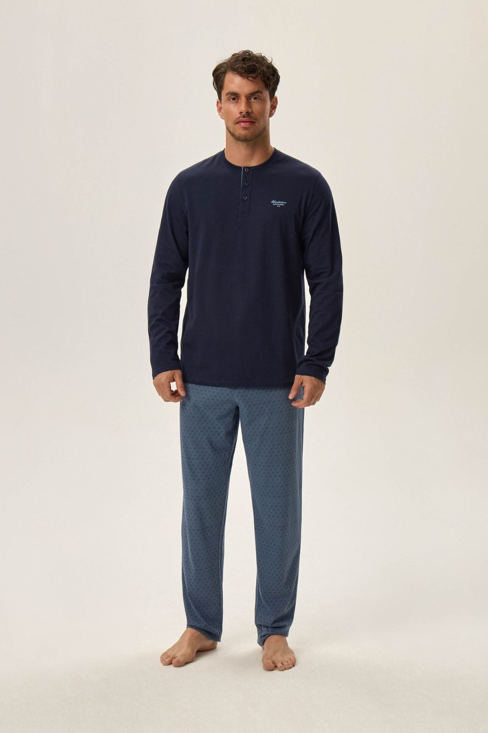 Pyžamo Hale 41917-59X Navy Blue - Henderson L