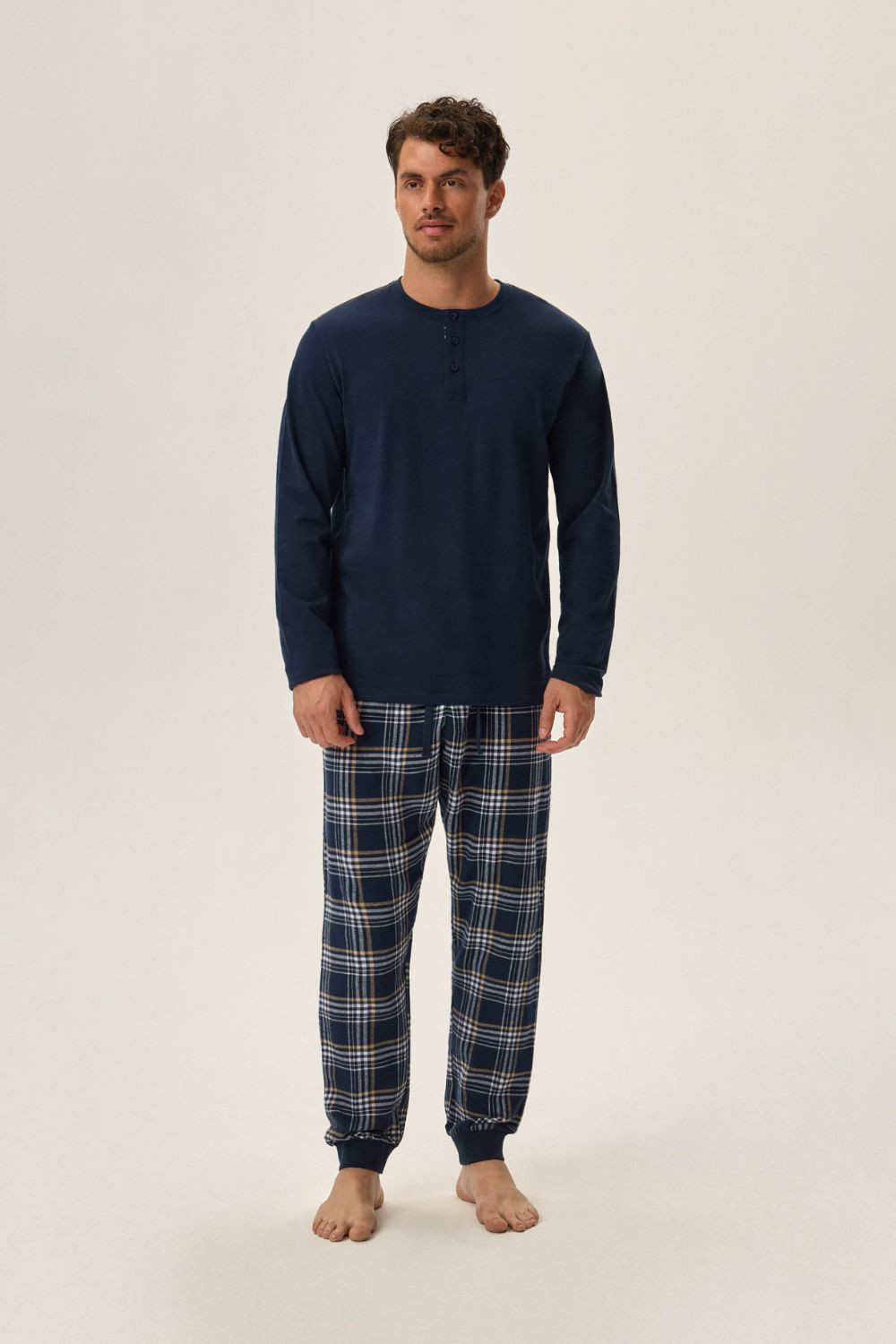 Pyžamo Honor 41919-59X Navy Blue - Henderson XL