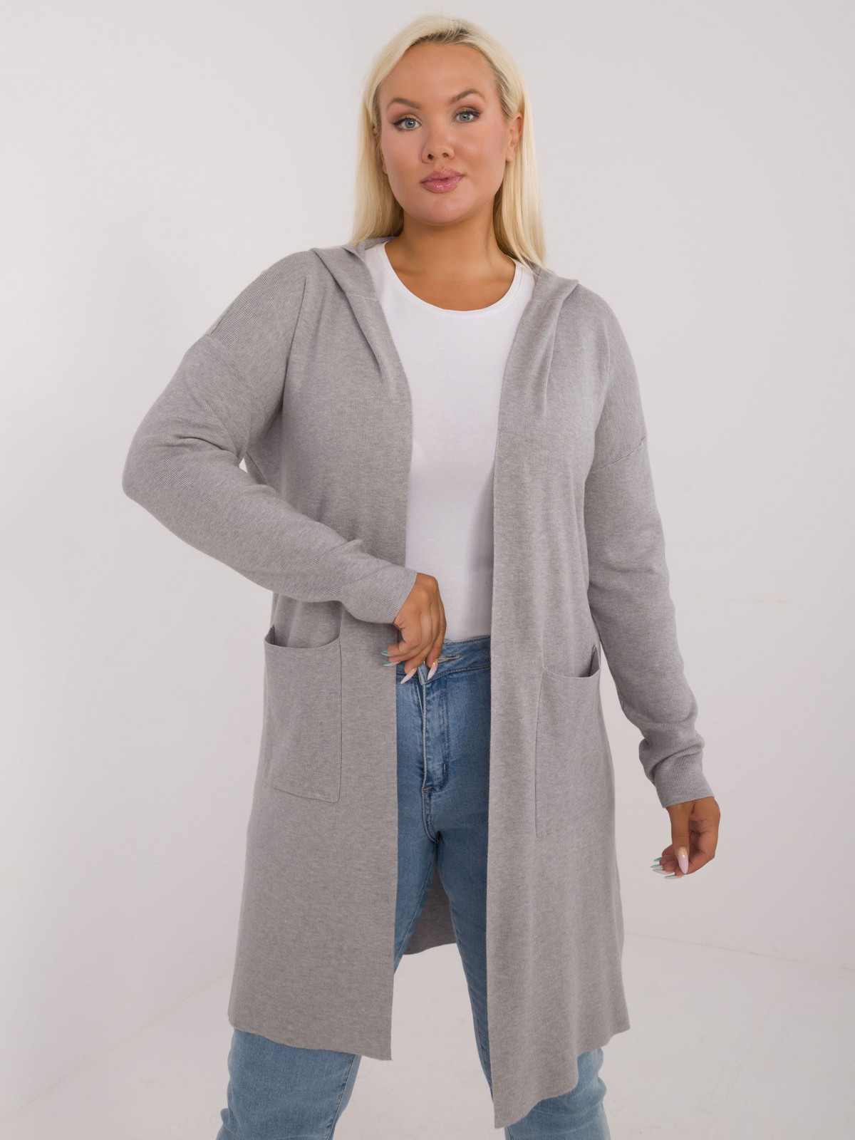 Jumper PM SW PM728.02 sivý XL/XXL