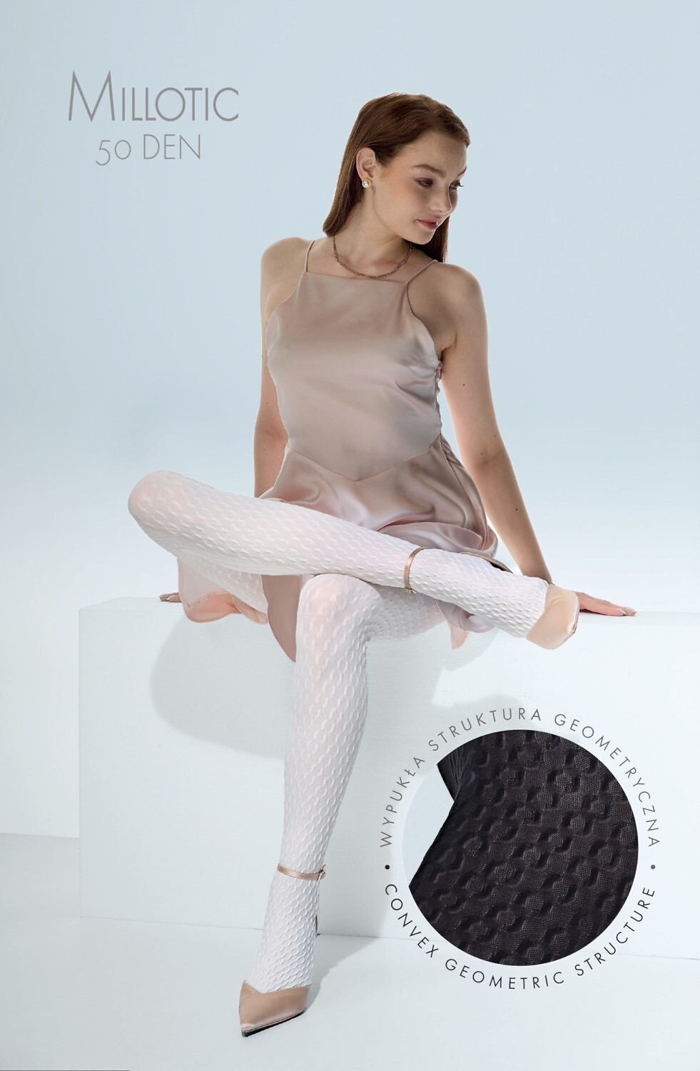 Knittex Millotic 3D pančuchy 50 den 2-4 nero 2-S