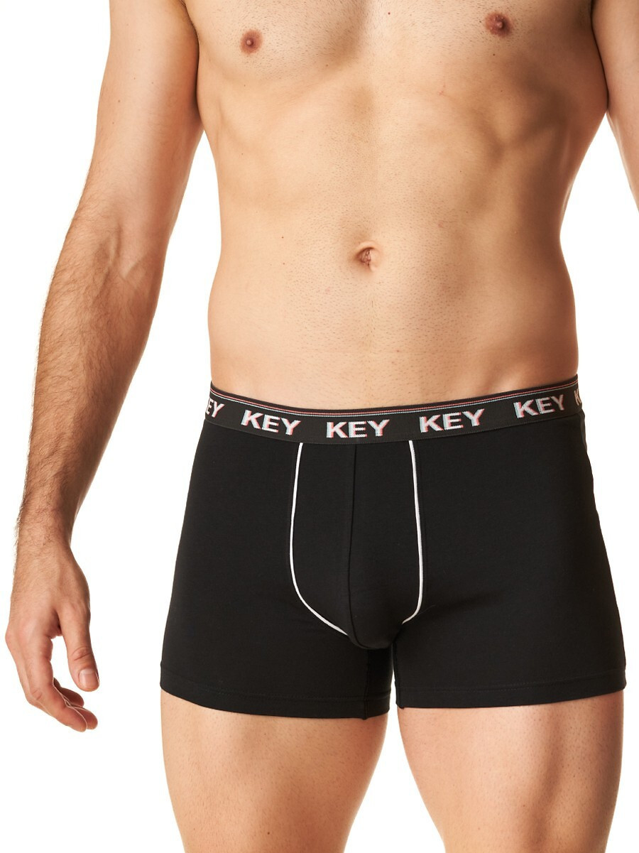 Pánske boxerky Key MXH 248 A24/25 M-2XL černá M