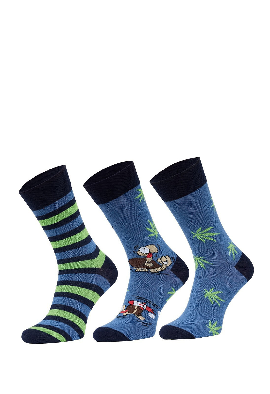 Pánske ponožky Cornette Premium A58 A'3 39-47 džínovina 45-47