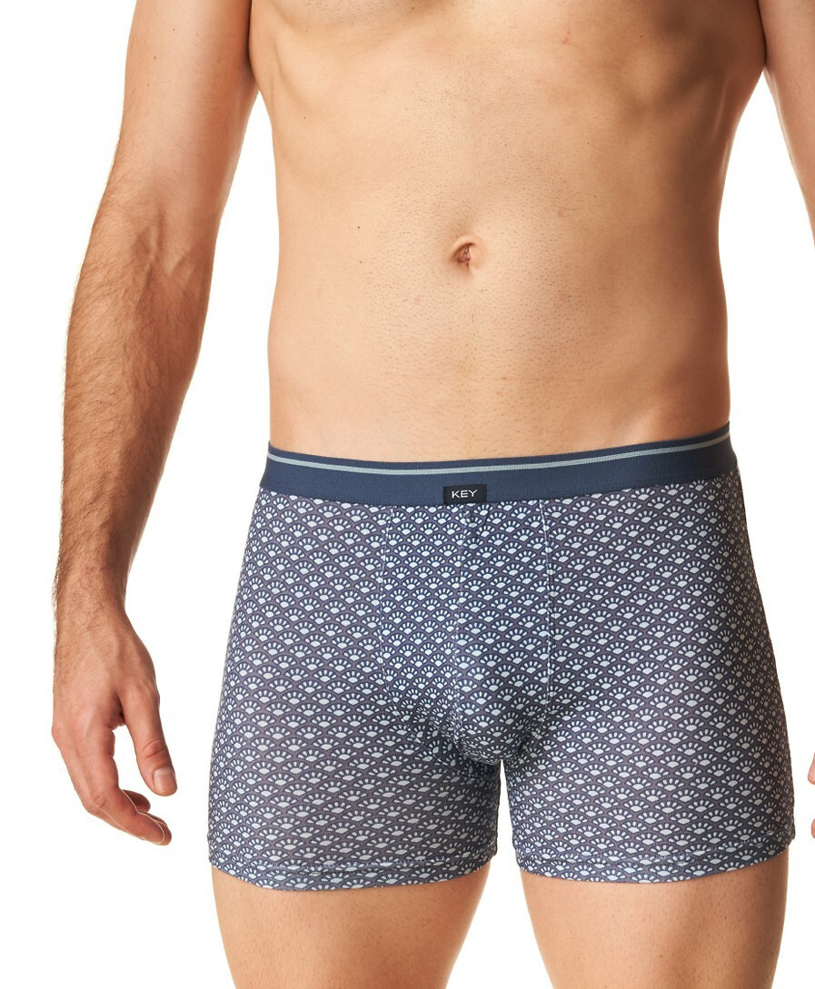 Pánske boxerky Key MXH 503 B24 M-2XL modrá XXL
