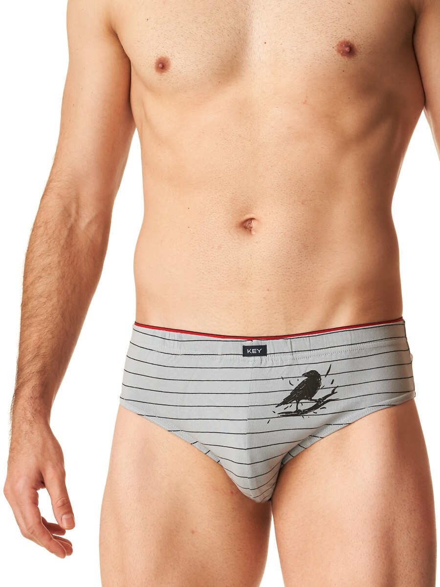 Pánske nohavičky Key MPP 400 B24 A'2 M-2XL šedočerná XL