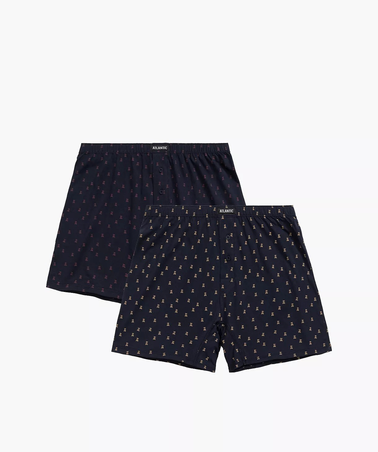 Atlantic pánske boxerky 2MBX-063 A'2 S-2XL tmavě modrá M