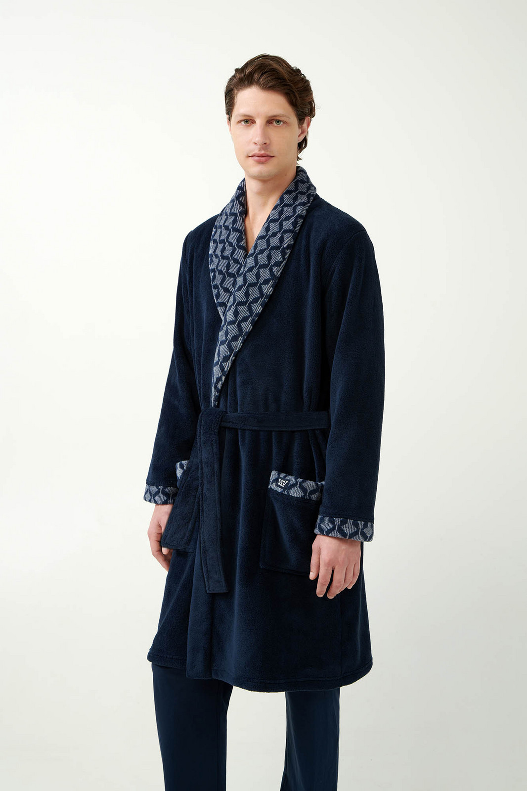 Vamp - Župan s chlopňou s potlačou 21699 - Vamp blue M