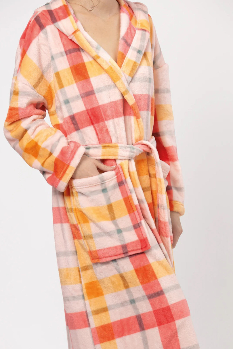 Dámsky župan Kľúč LGL 421 B24 S-XL Vícebarevné S/M