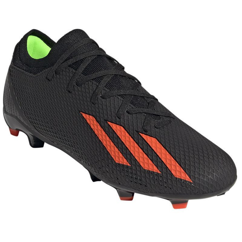 Unisex športová obuv kopačky X Speedportal.3 FG GW8453 Black with coral - Adidas 43 1/3 černo-korálová