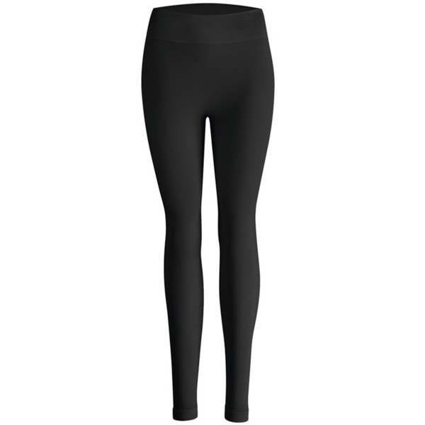 Dámske módne legíny NUR DIE RIPP-OPTIK LEGGINGS - NUR DIE - čierne L