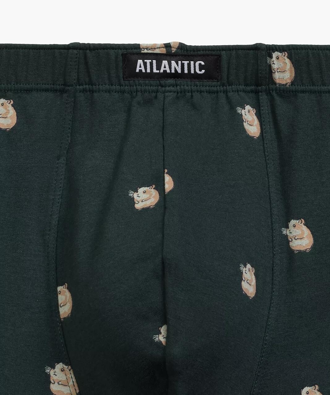 Pánske boxerky Atlantic 2MHH-001 A'2 S-2XL tmavě modrá a smaragdová L