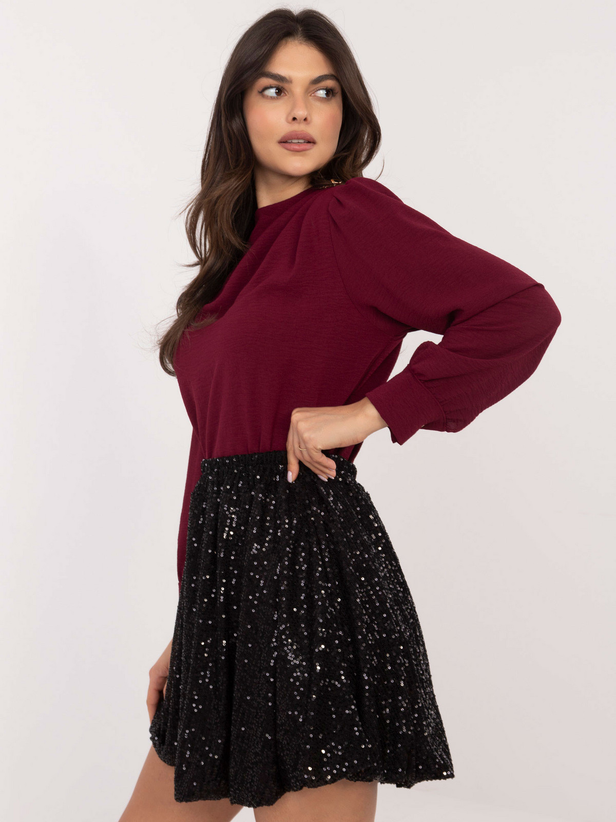 Sukňa MI SD 271360.74 čierna jedna velikost