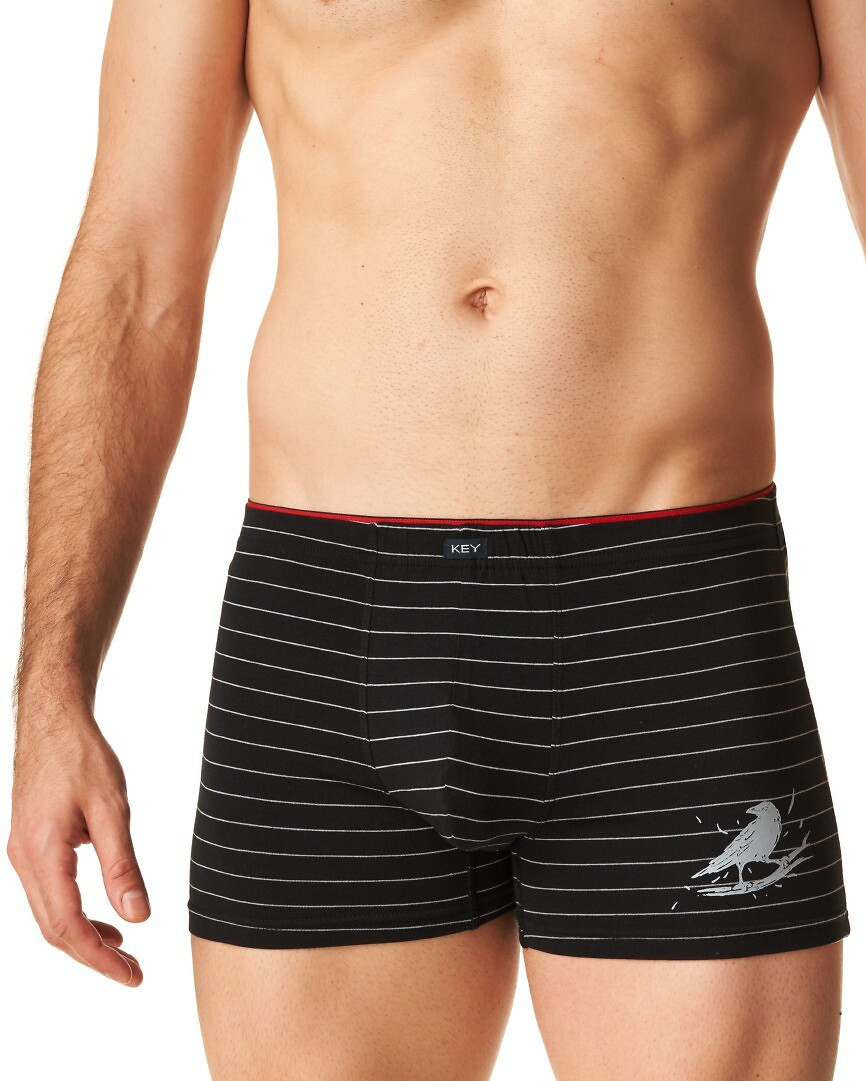 Pánske boxerky Key MXH 400 B24 M-2XL černá M