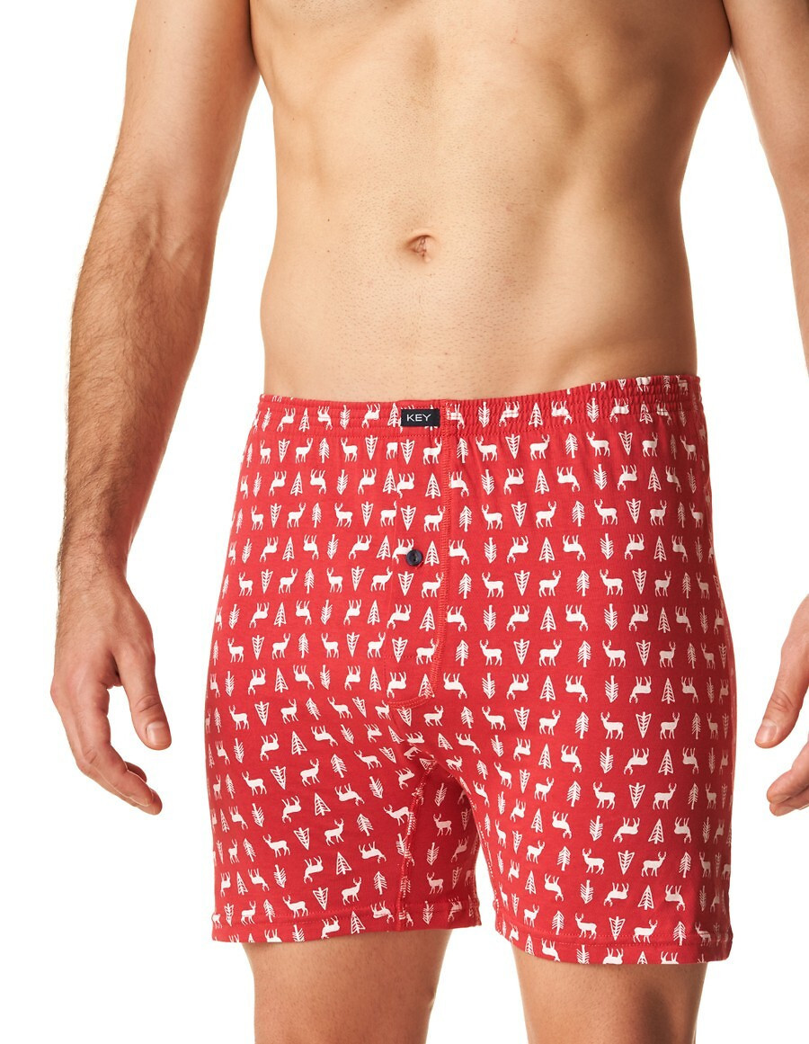 Pánske boxerky Key MXC 513 B24 M-2XL Ruda M