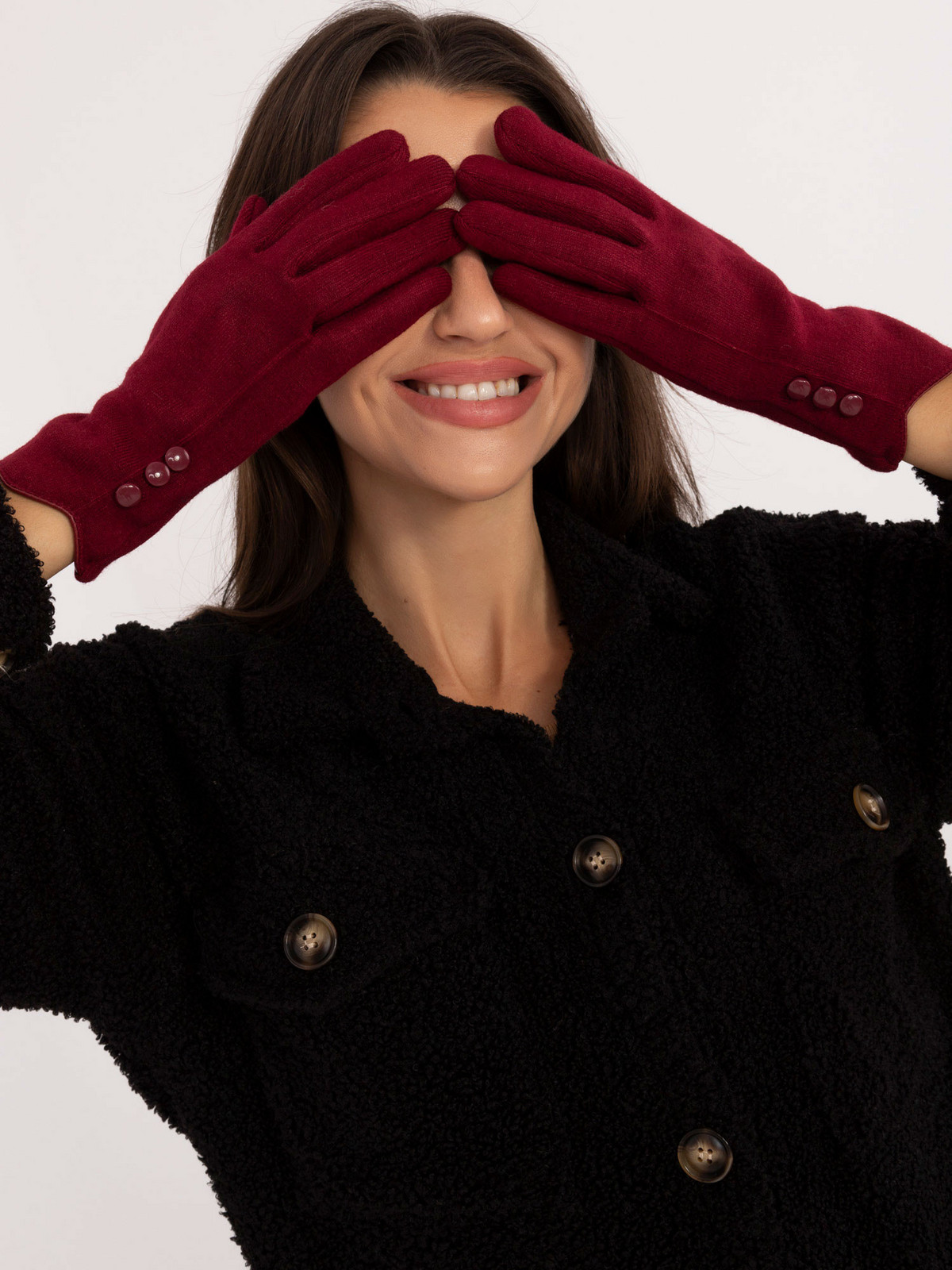 Rukavice AT RK 239503.31 bordové S/M