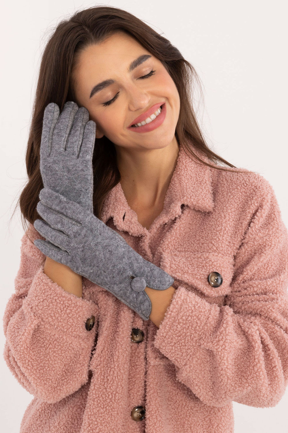 Rukavice AT RK 23903.55 sivé S/M