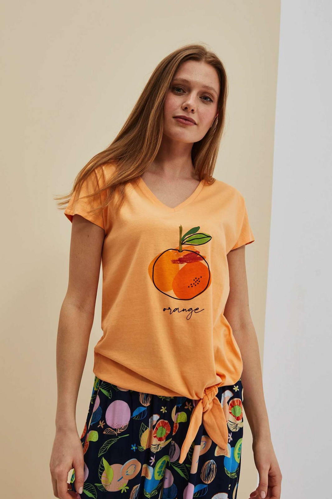 DÁMSKE TRIČKO L-TS-4059 PEACH XS