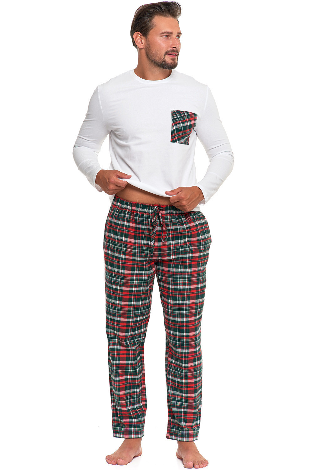 Moraj PDM6900-001 kolor:patt 1-white/green/red M