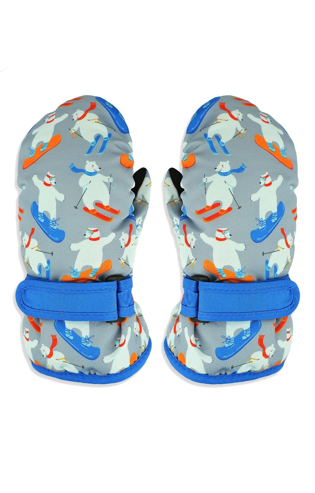 Noviti RN041 Chlapčenské lyžiarske rukavice pre chlapcov lyžař 12 cm