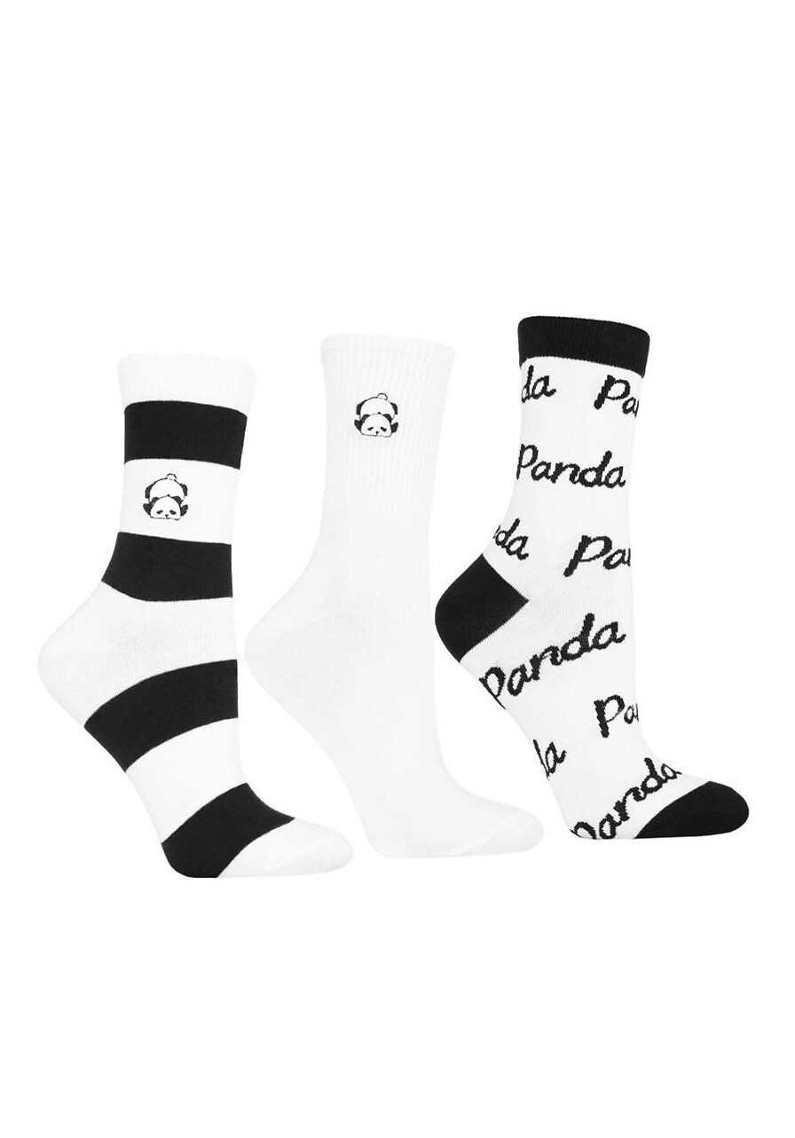 Dámske ponožky Moraj CSL250-916 Panda 35-41 bílá 35-38