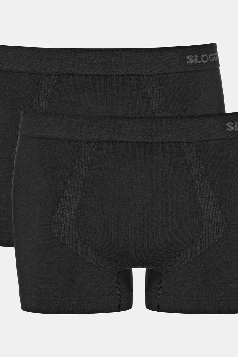 Pánske boxerky SLOOGI MEN GO SMOOTH SHORT 2P 0004 černá L