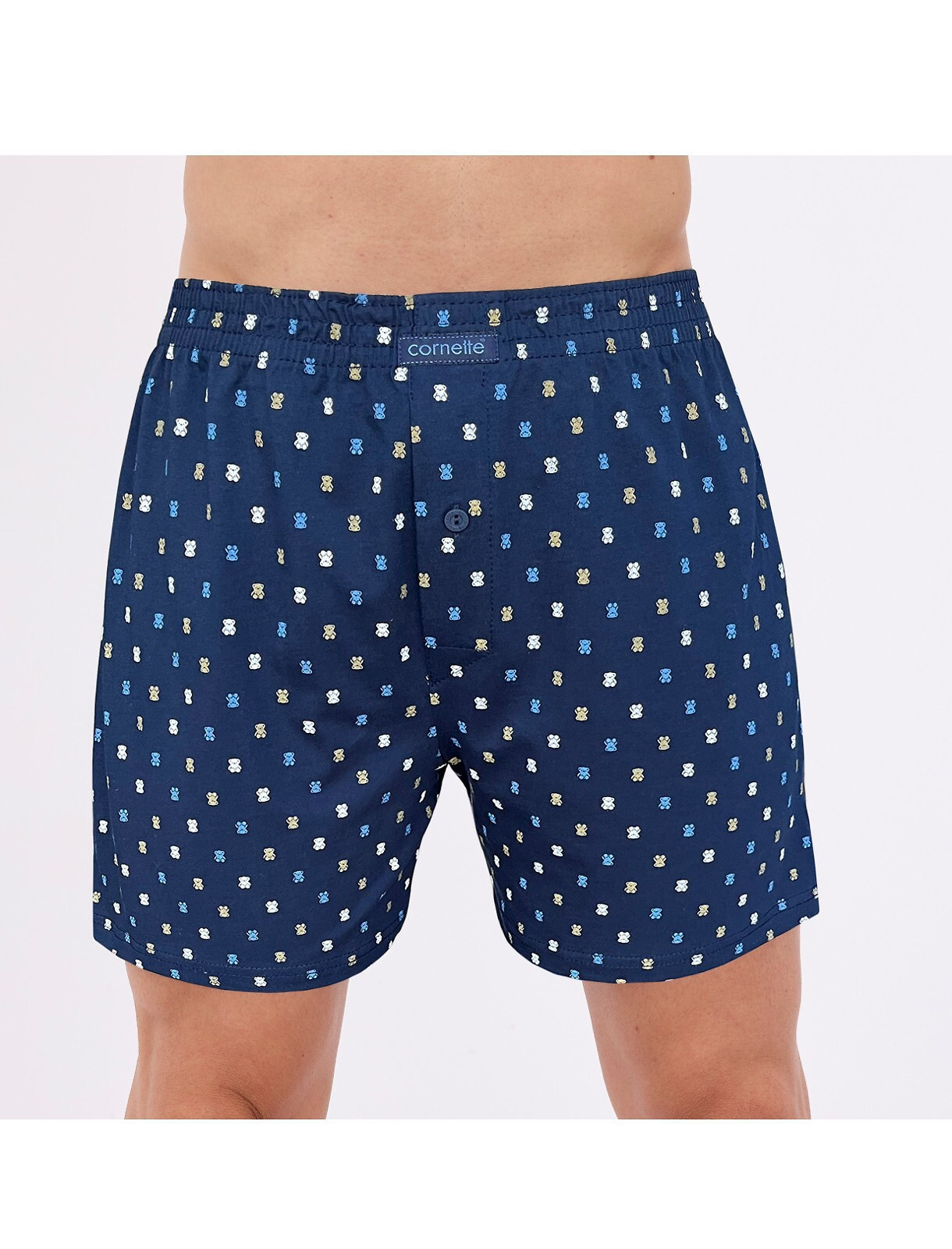 Pánske boxerky Cornette Comfort 002/300 S-2XL tmavě modrá XL