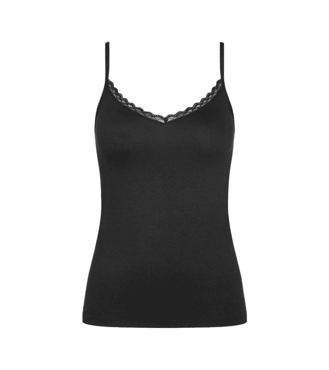 Dámsky top Feel Of Cotton Spaghetti Top - BLACK - black 0004 - TRIUMPH BLACK 42