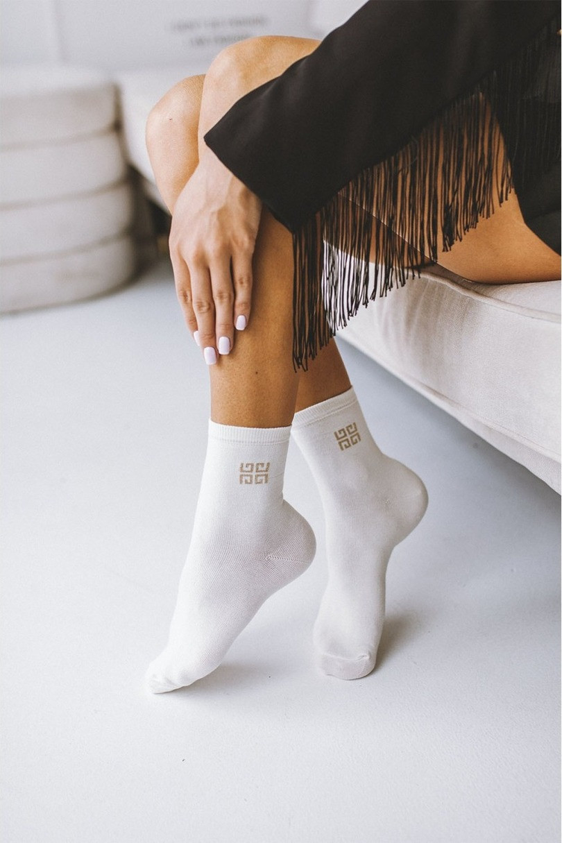 Dámske ponožky - malý vzor Fashion GG 0200.043 ecru 37-41