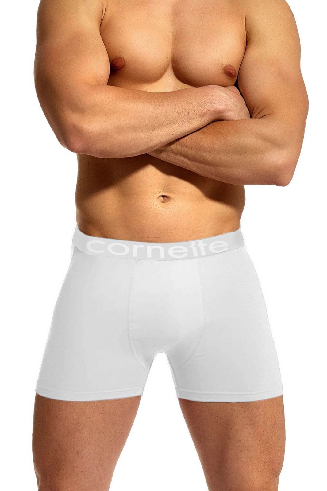 Pánske boxerky 508/01 High emotion white - CORNETTE Bílá L